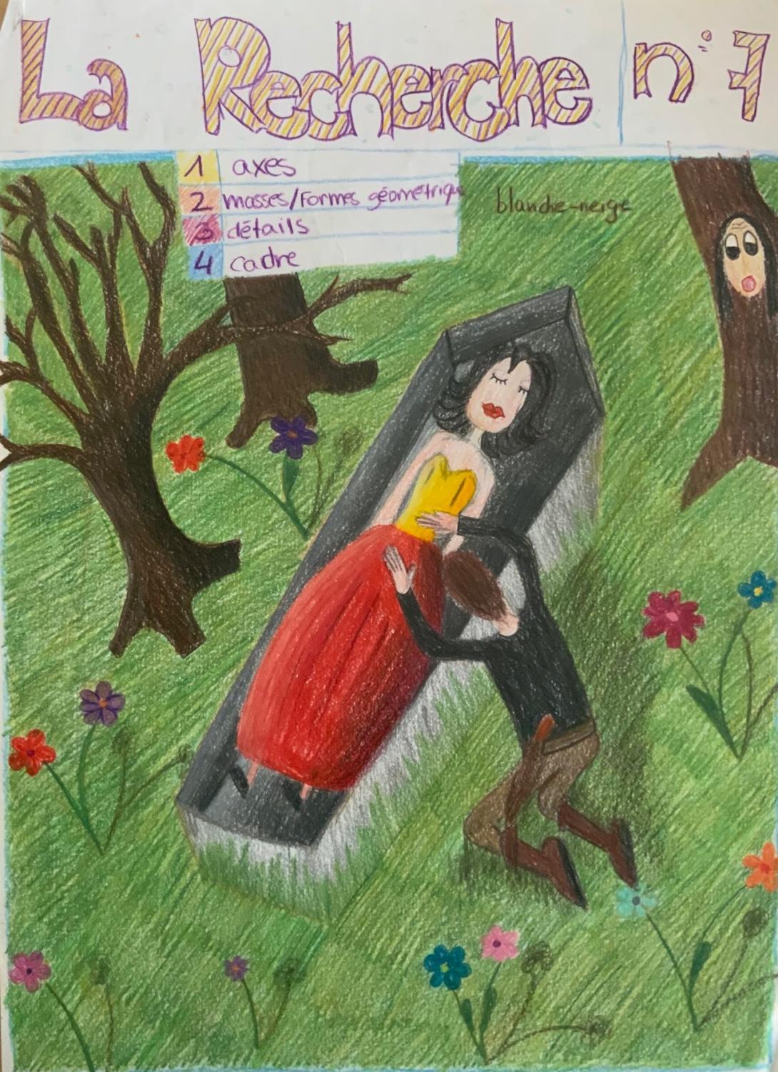 L'échauffement en dessin Ecole Moser